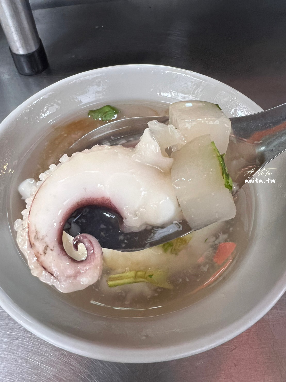 雙連美食|40年老店「雙連文記花枝羹」Q彈花枝超大塊 @安妮塔ANiTa